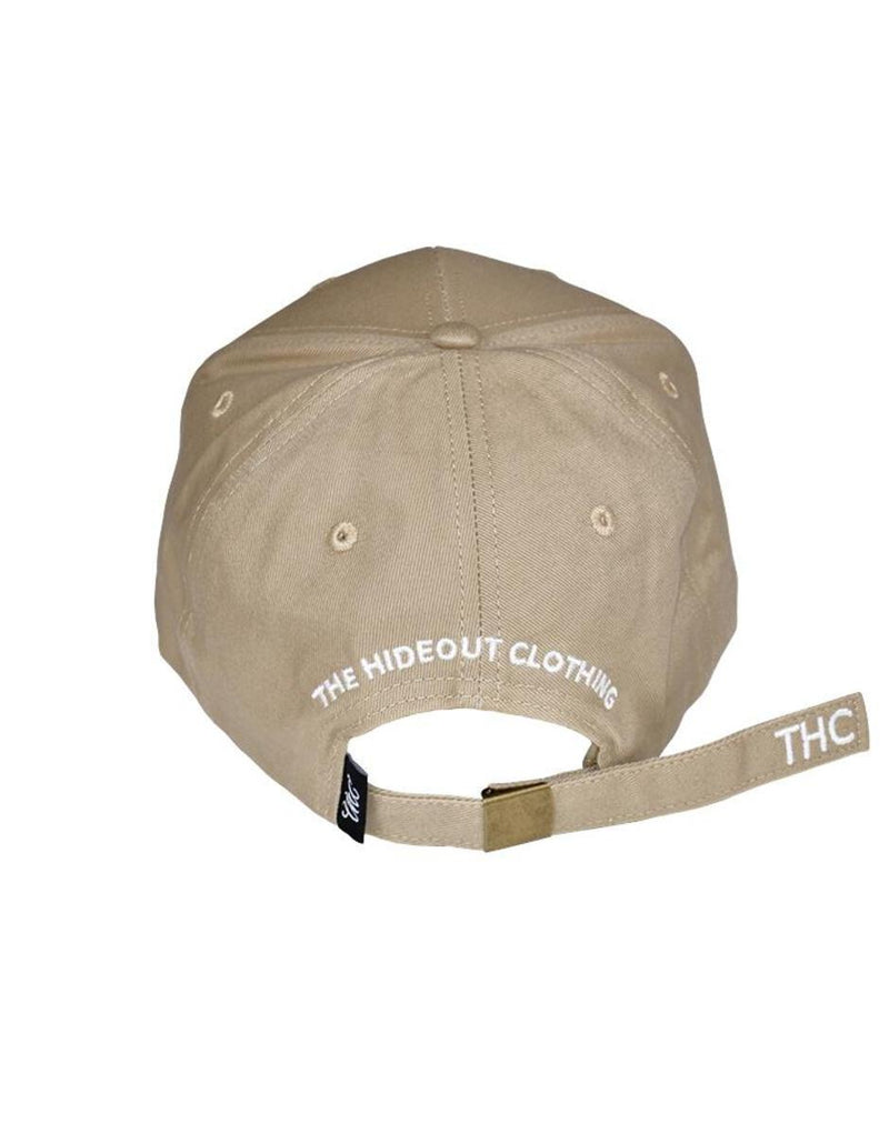 THC Dripping Essentials Strapback Dad Cap (Khaki)