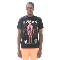 HVMAN BY CULT NOVELTY TEE HVMAN PROGRAMMING (BLACK)