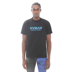 HVMAN BY CULT HVMAN BASIC LOGO TEE (BLACK)