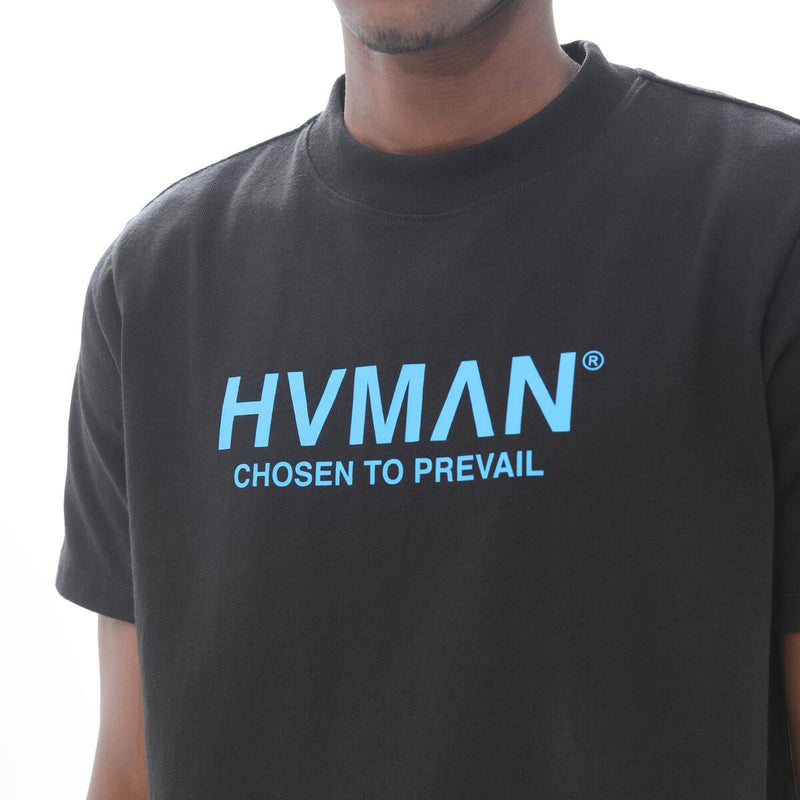 HVMAN BY CULT HVMAN BASIC LOGO TEE (BLACK)