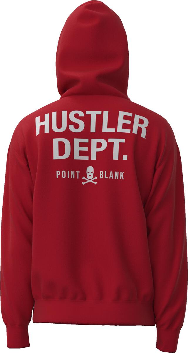 Point Blank HUSTLER DEPT. HOODIE (RED)