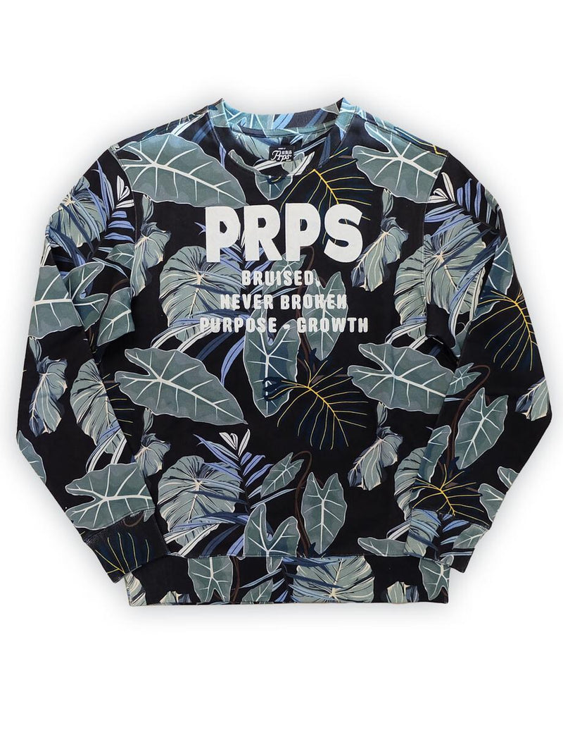 Prps TROPIC CREWNECK (NAVY MULTI)