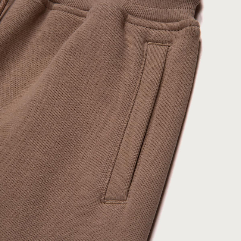 HONOR THE GIFT SCRIPT EMBROIDERED SWEATS (LIGHT BROWN)