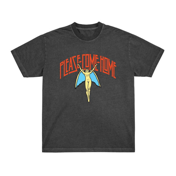 Please Come Home Angel Tee (Vintage Black)