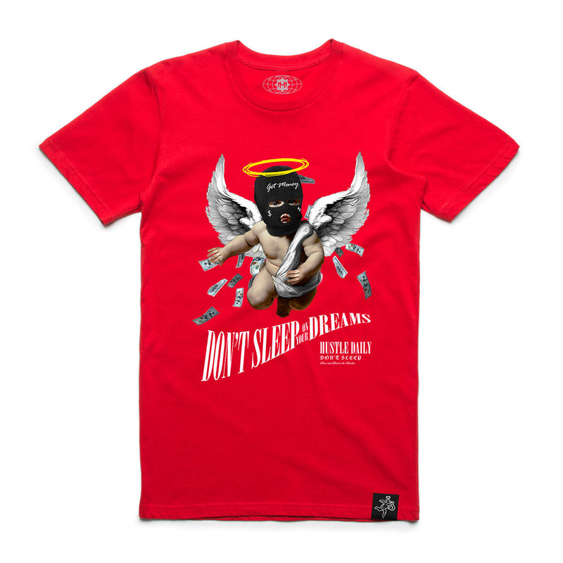 Hustle Daily HALO CHERUB Shirt (RED)