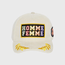 HOMME FEMME 10 Year Corduroy Hat (CREAM)
