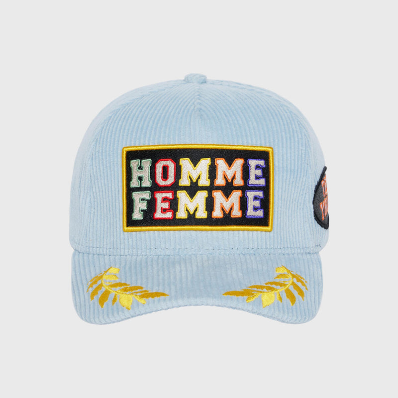 HOMME FEMME 10 Year Corduroy Hat (LT BLUE)