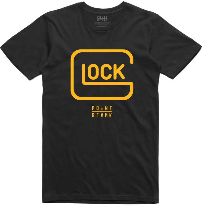 Point Blank GLOCK T-SHIRT (BLACK/gold)