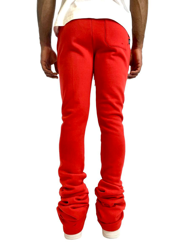 Si Tu Veux LOGO STACKED JOGGER (RED)