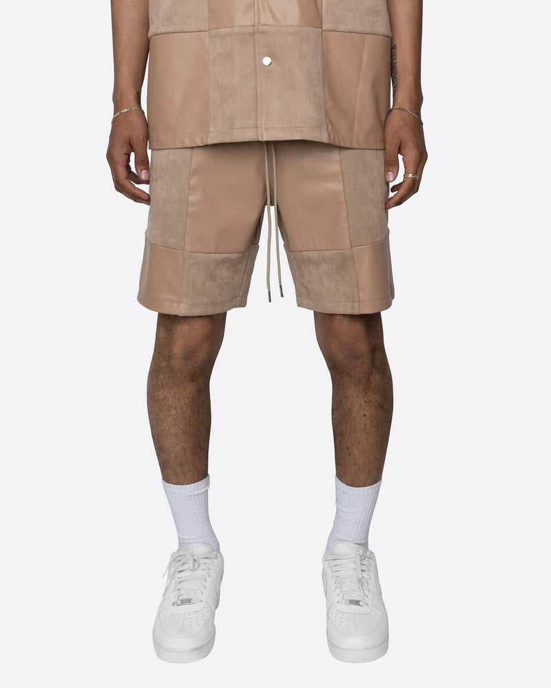 EPTM CHECKER SHORTS (TAN)