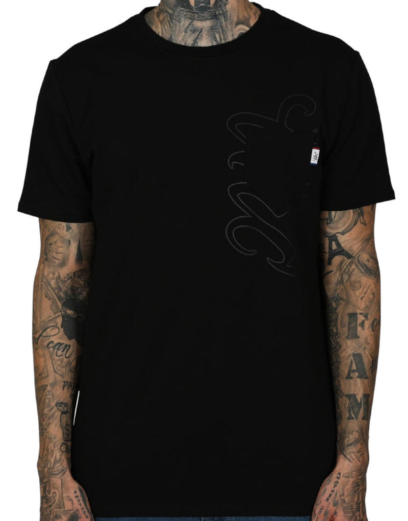 THC Under Logo Pocket Tee (Black)