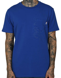 THC Under Logo Pocket Tee (Midnight Blue)