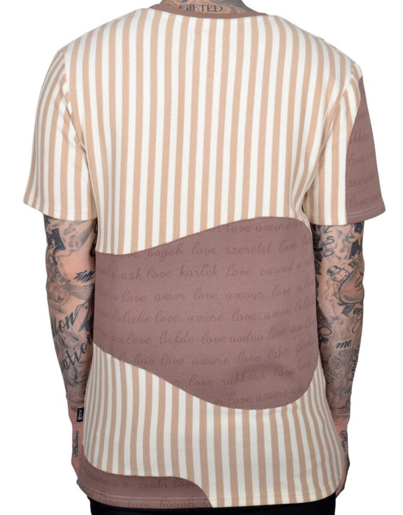 THC Soul Love & Stripes Tee (Unbleached Cotton)