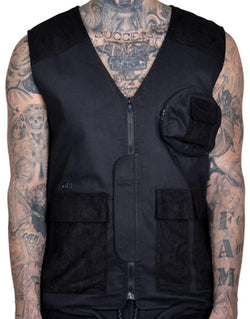 THC Soul Round Pocket Utility Vest (Black)