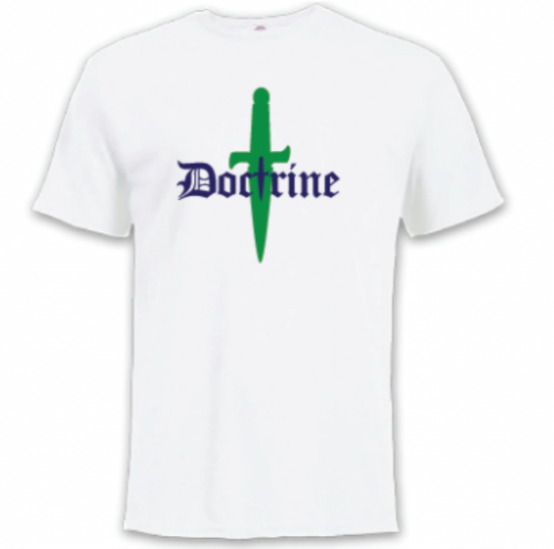 Doctrine DAGGER SHIRT (WHITE/ GREEN)