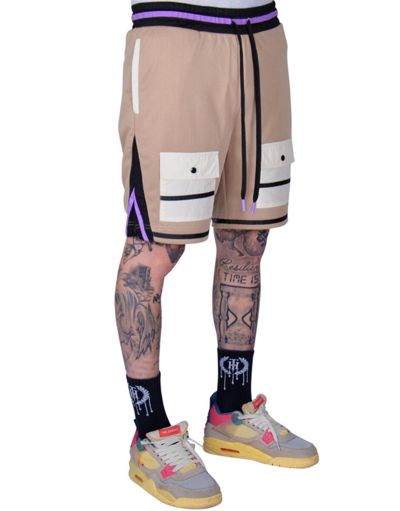 THC Basketball Mesh Shorts (Limestone)