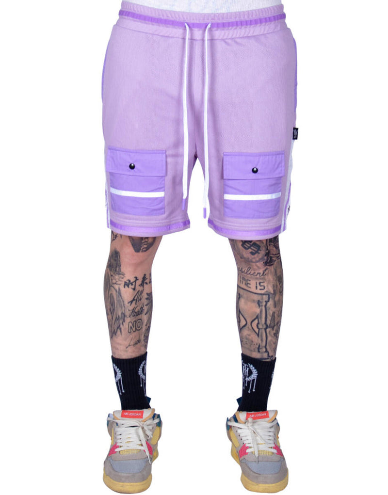 THC Basketball Mesh Shorts (Lavender)