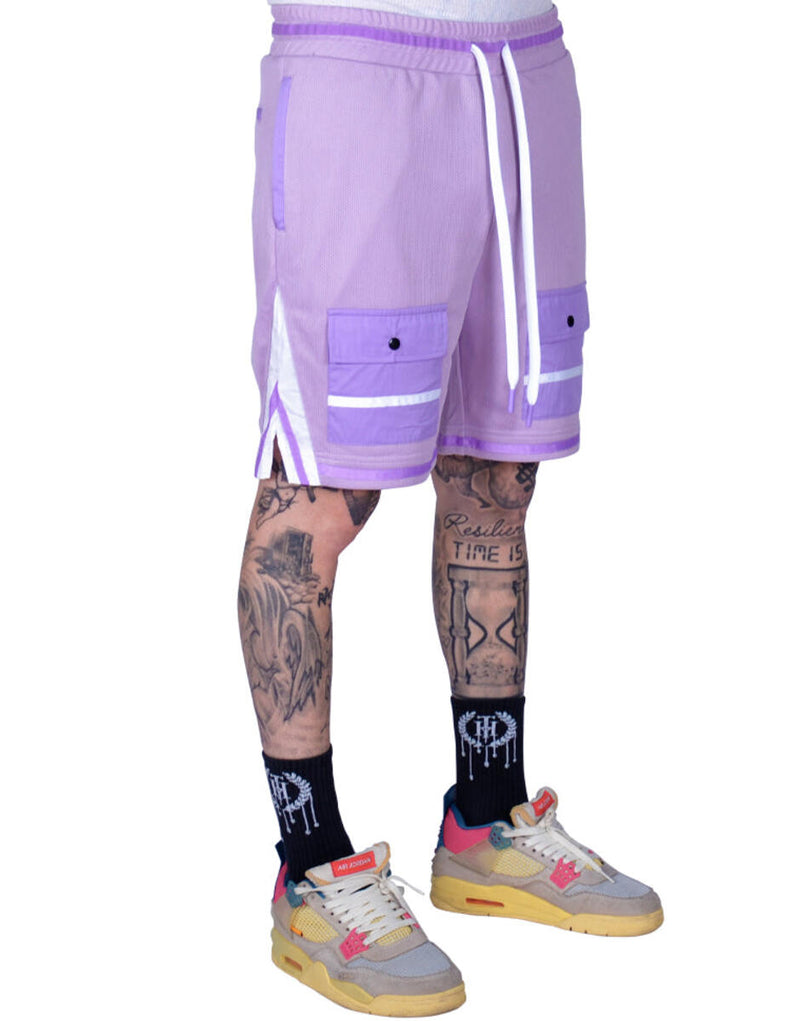 THC Basketball Mesh Shorts (Lavender)