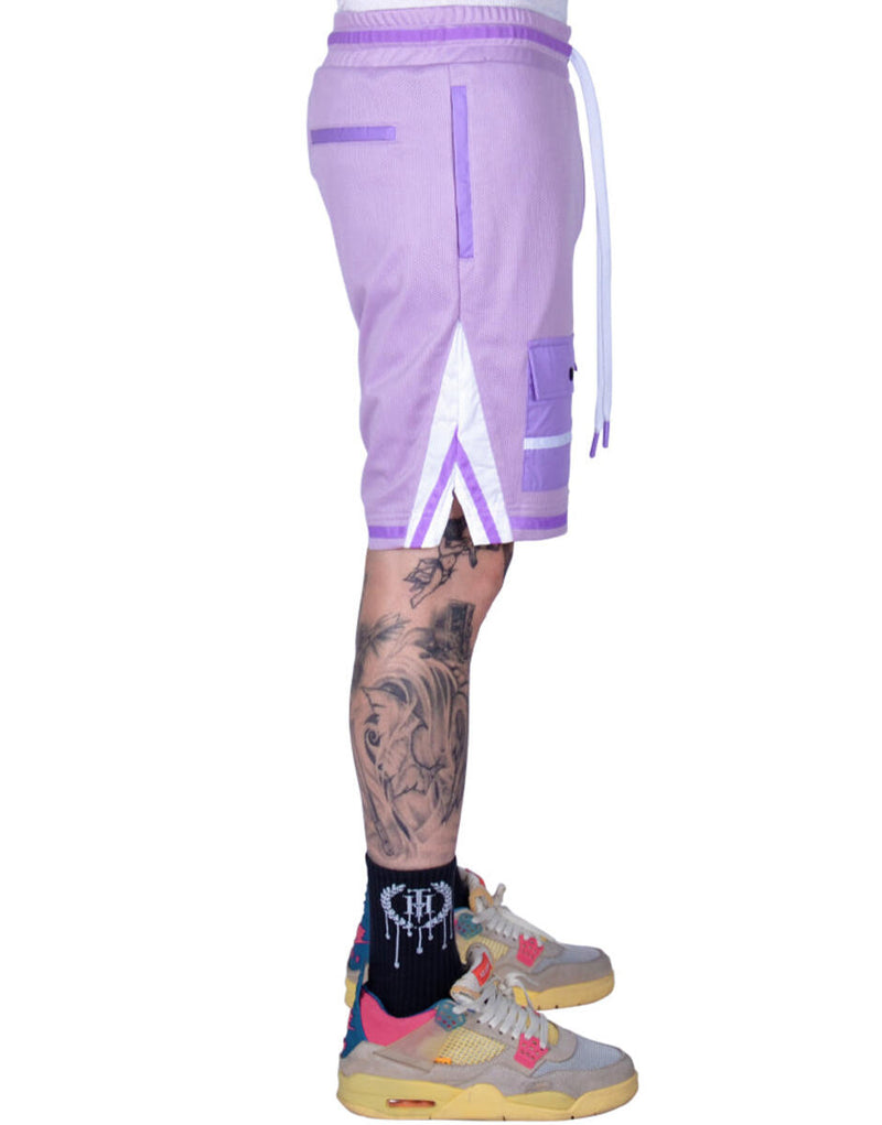 THC Basketball Mesh Shorts (Lavender)
