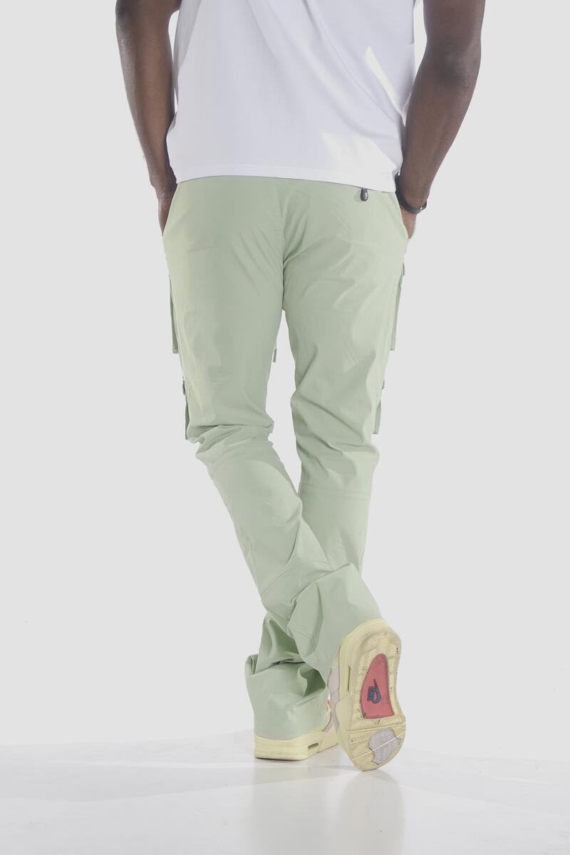 Makobi COLTON NYLON CARGO PANTS (OLIVE)