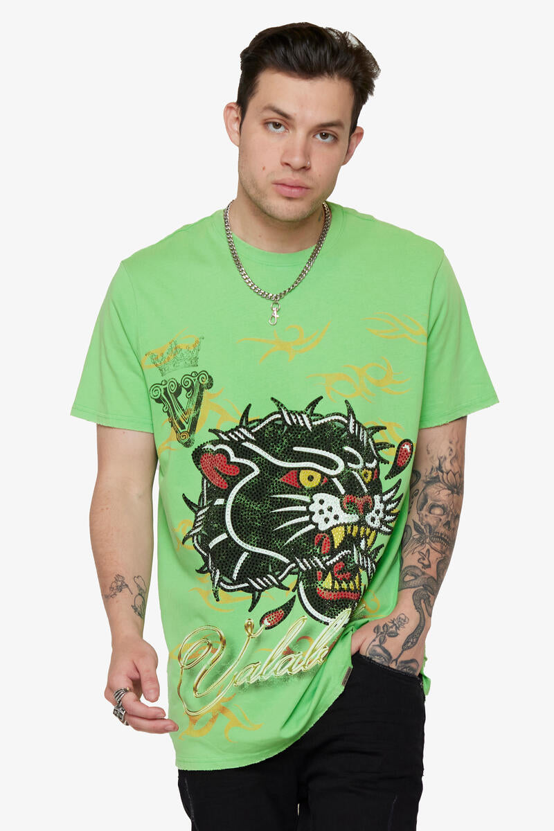 Valabasas BLOODY PANTHER TEE (SUMMER GREEN)