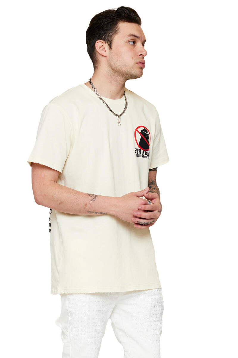 6th NBRHD NBRHD WATCH TEE (VINTAGE CREAM)