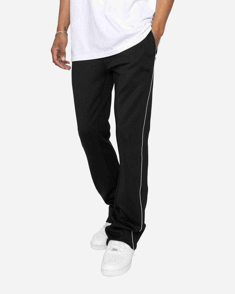 EPTM PIPING FLARED TRACK PANTS (BLACK)