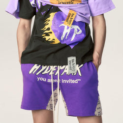 Hyde Park Heritage Panel Shorts (Purple)