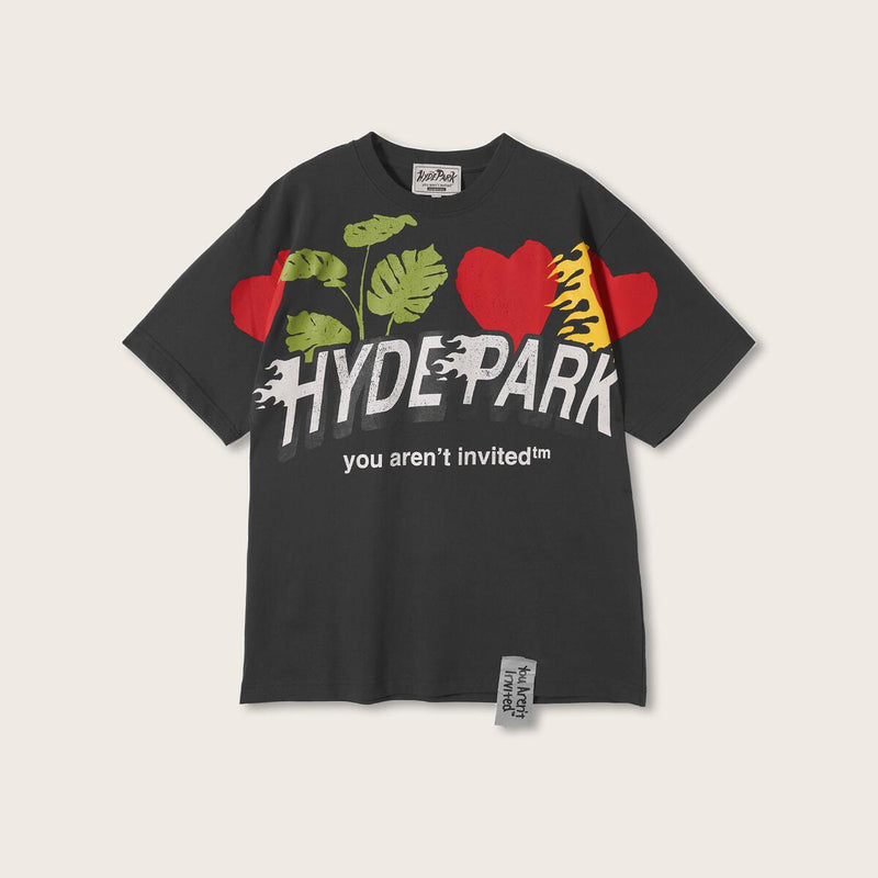 Hyde Park Heart Palm Tee (Black)