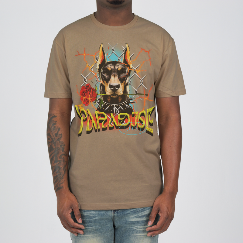 PARADISE LOST BEWARE TEE (SAVANA BROWN)