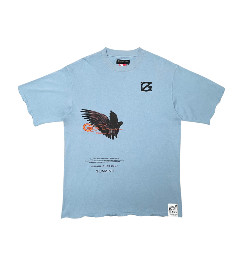 GUNZINII EAGLE TEE (FROST BLUE)