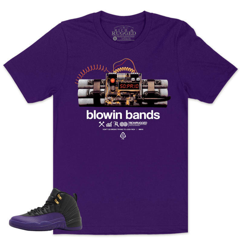 Rich & Rugged Blowin Bands Shirt (Purple)