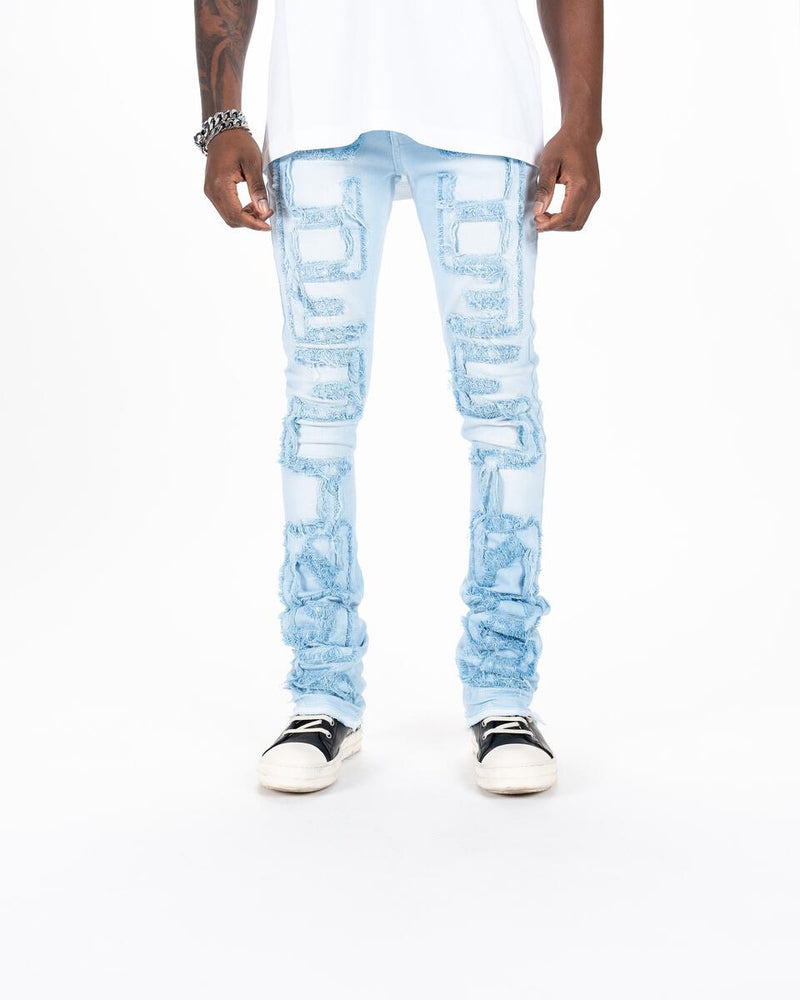 Pheelings Inspired By FLARE STACK DENIM (SKY BLUE)