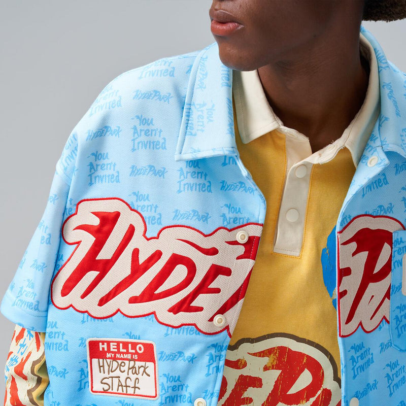 Hyde Park Slap Tape Work Shirt (Blue)