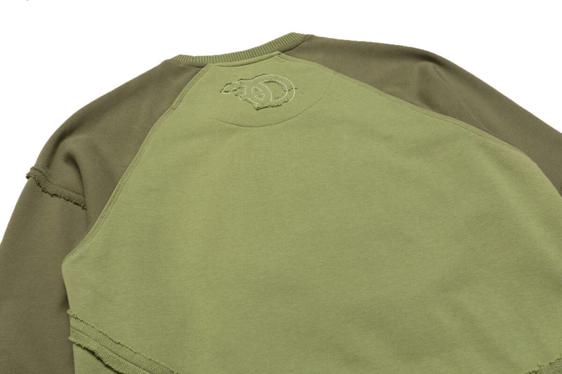 FROST ORIGINAL BLOW TAPESTRY CREWNECK (OLIVE)