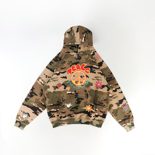 VIC GARCIA Peace Out Camp Hoodie (Camo)