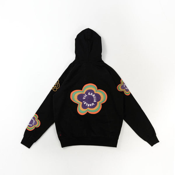 VIC GARCIA Flower Patch Hoodie (Black)