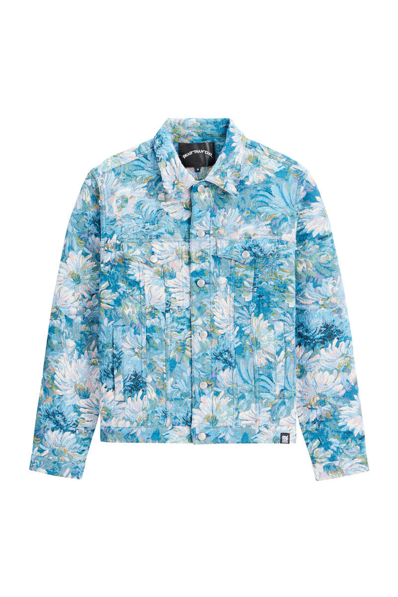 Dead Than Cool Oil Paint Jacquard Jacket