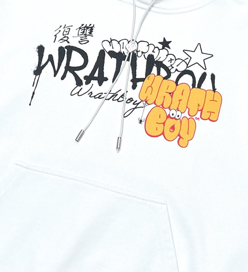 Wrathboy INKED UP HOODIE (NATURAL)