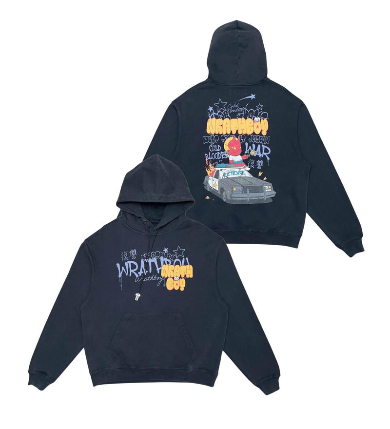 Wrathboy INKED UP HOODIE (BLACK)