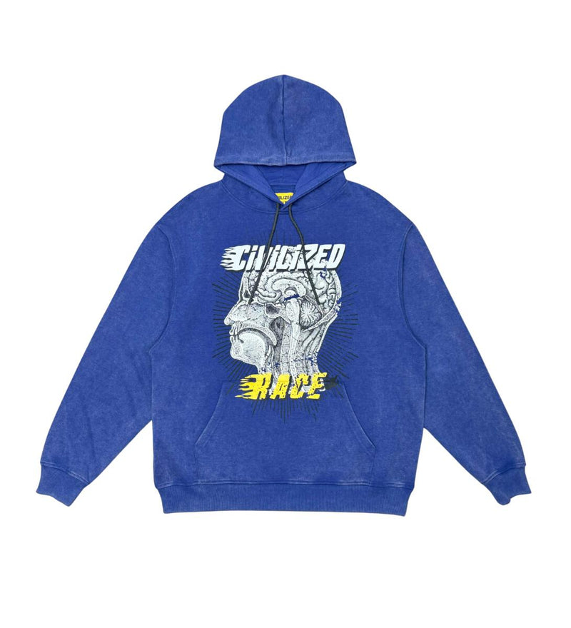 Civilized HUMAN RACE HOODIES (ROYAL)