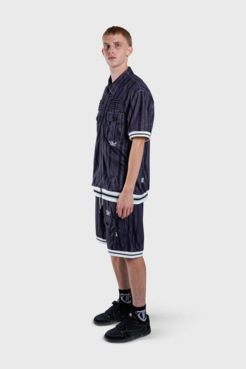 THC Racket Club Terry Cloth Cabana Shirt & Short (Black)