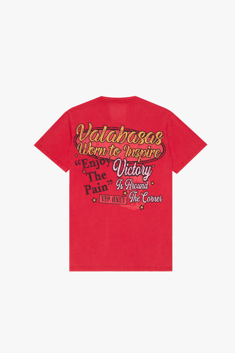 Valabasas VIP VICTORY TEE (VINTAGE RED)