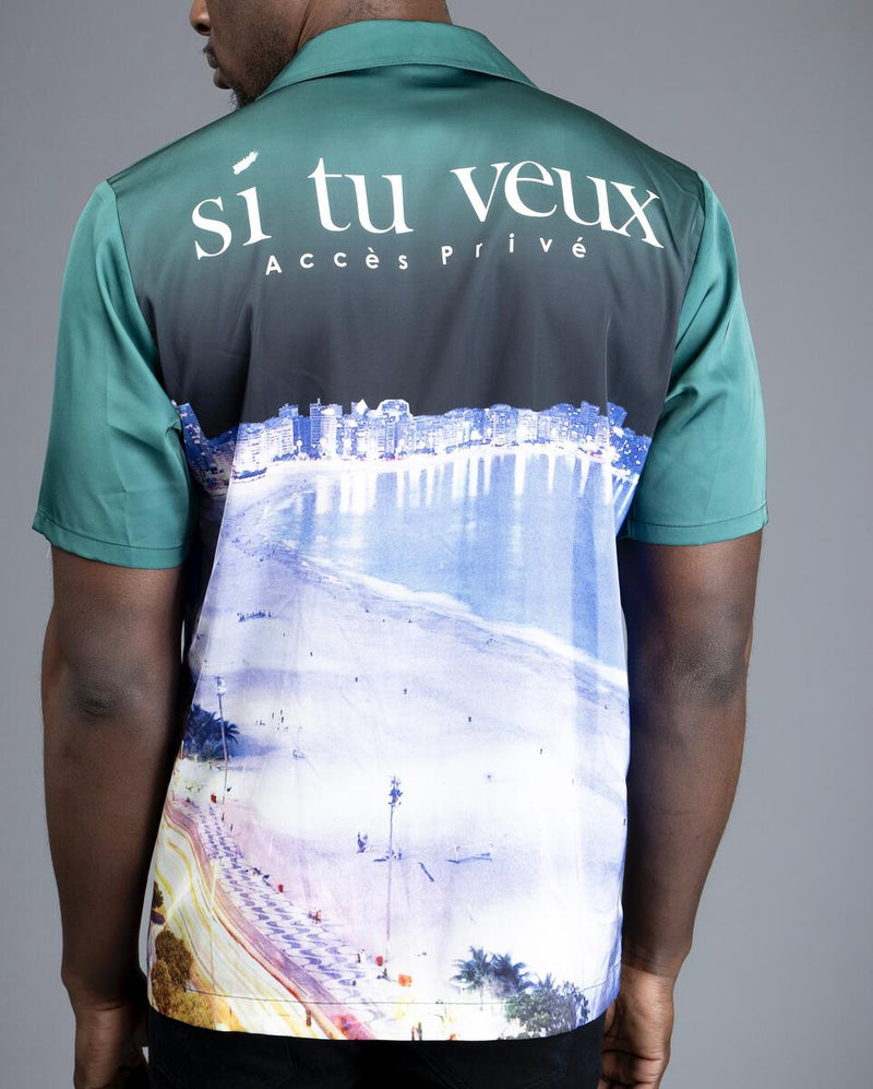 Si Tu Veux RIVIERA T-SHIRT (HUNTER GREEN)