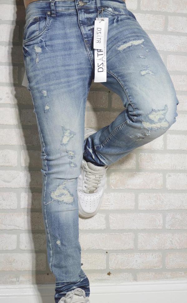 DZTR SUPER STRETCH DENIM - SLIM FIT - BLUE WASH