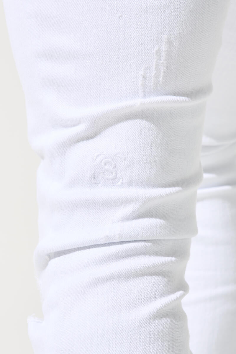 SERENEDE  Everest Peak Jeans (White)