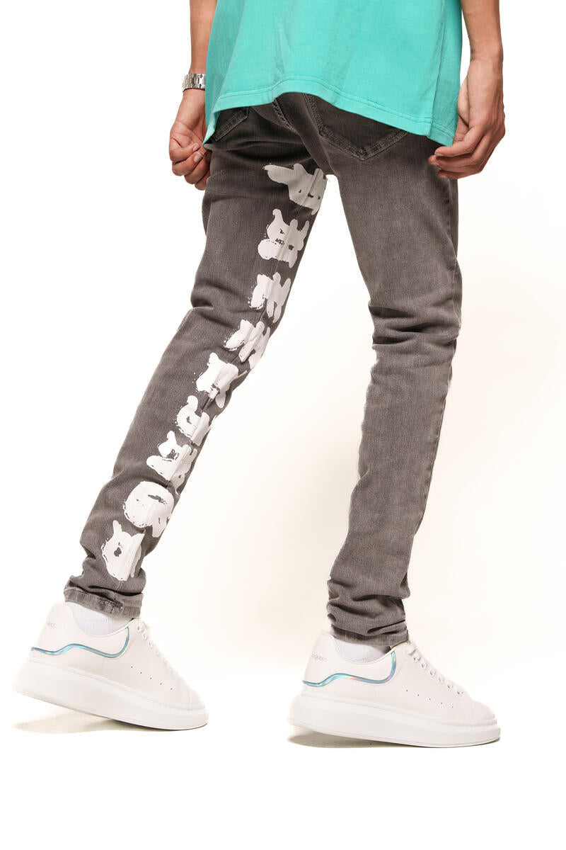 PHEELINGS BREAK FREE SKINNY DENIM (CHARCOAL GREY)