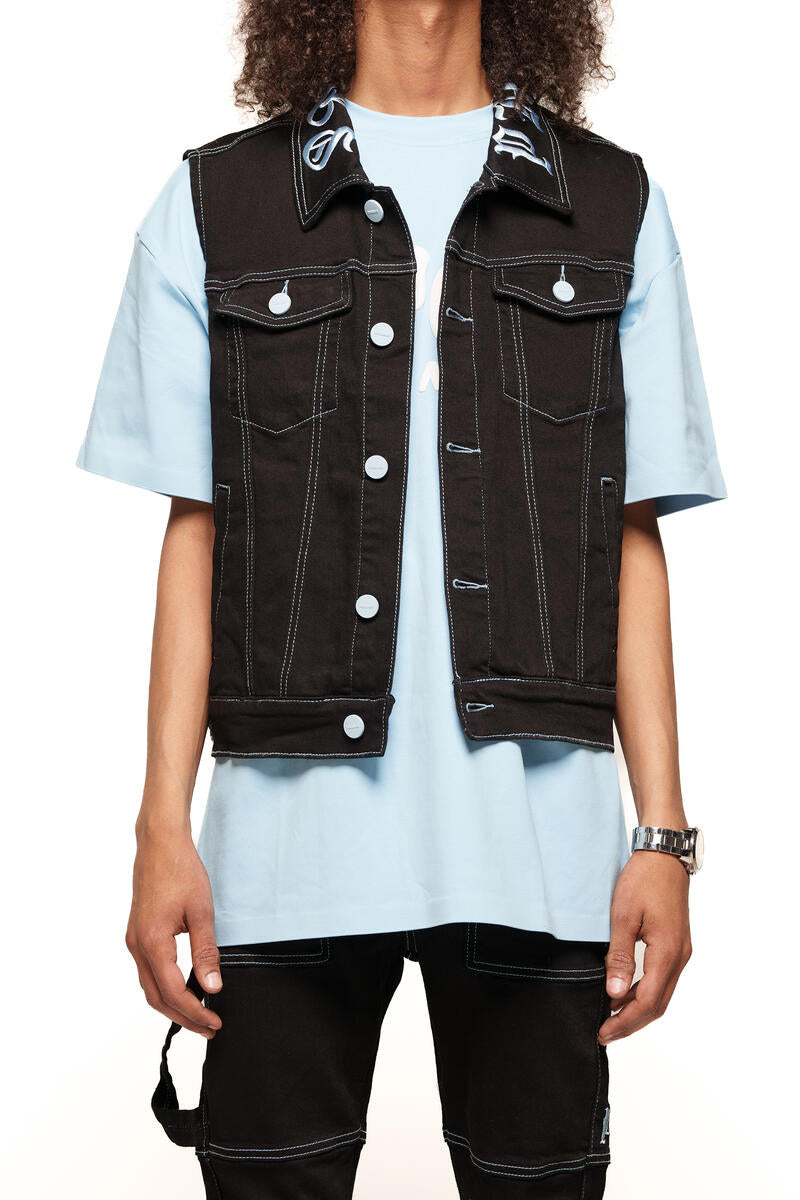 PHEELINGS DEFYING ODDS VEST (JET BLACK/COLUMBIA BLUE)