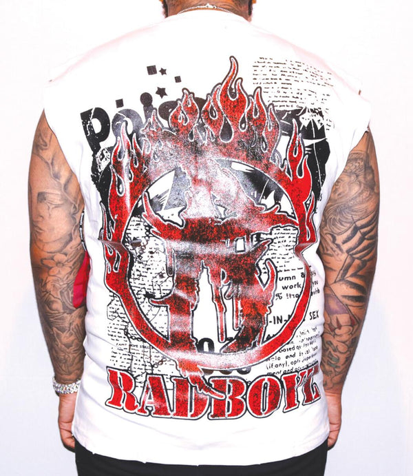 RAD BOYZ PLEASURE SHIRT (WHITE)