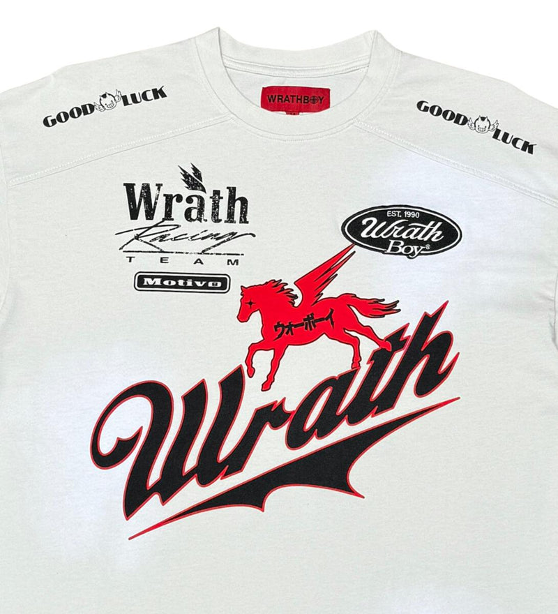 Wrathboy WRATH GOOD LUCK RACING TEE (NATURAL)
